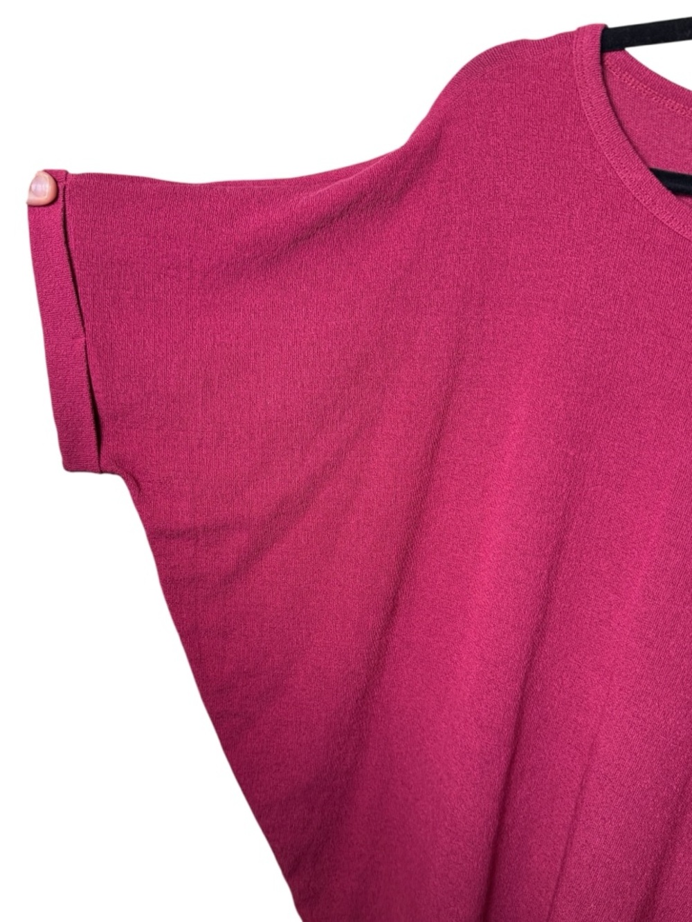 Blue Rain Francesca’s Small Oversized Knit Top in Berry Pink - Picture 4 of 6